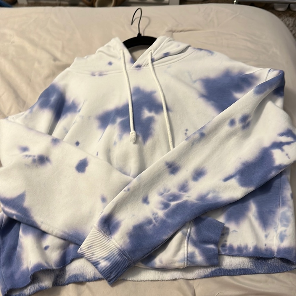 Tye-Dye cropped hoodie